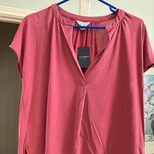 Lucky brand hot pink blouse nwt